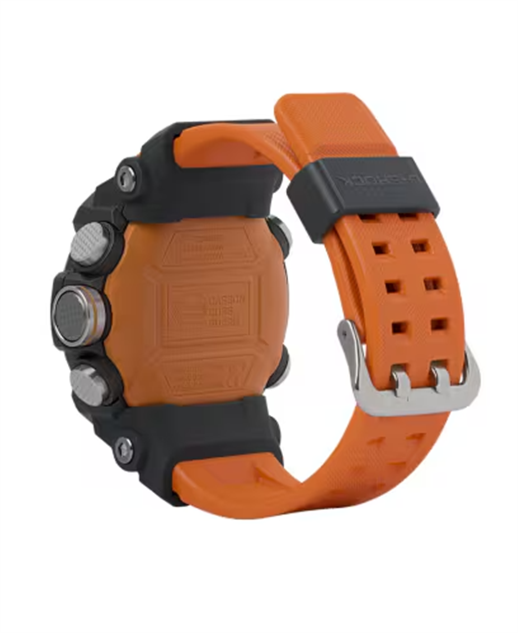 G-Shock Carbon Fiber-Orange Resin Black Index/Arabic Dial Mudmaster - GGB100-1A9
