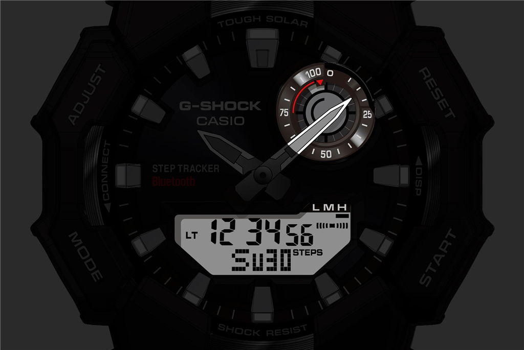 G-Shock GA-B010-3A Solar-Powered Analog–Digital Watch
