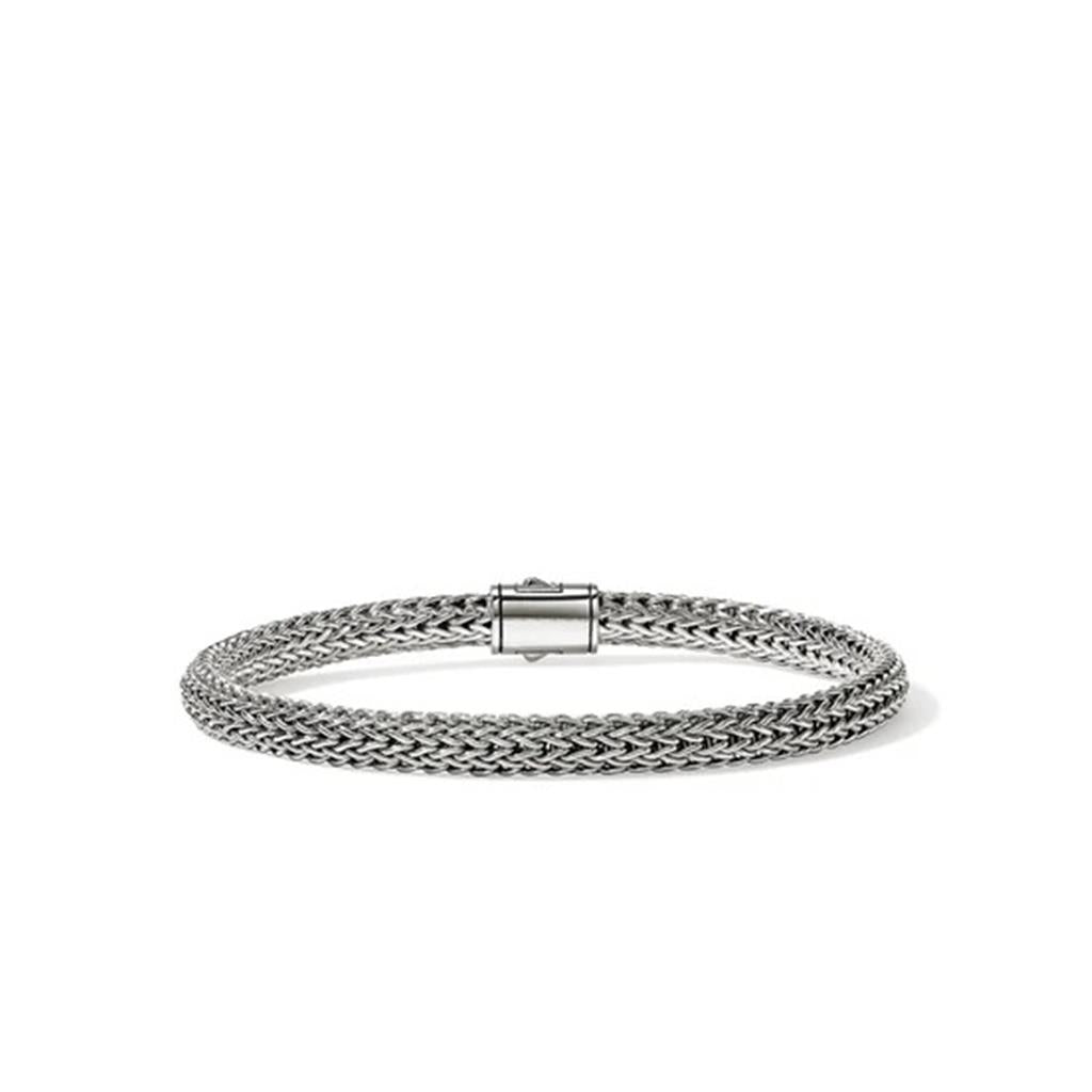 Sterling Silver 6.5mm Small Icon Bracelet  BU990904XUM