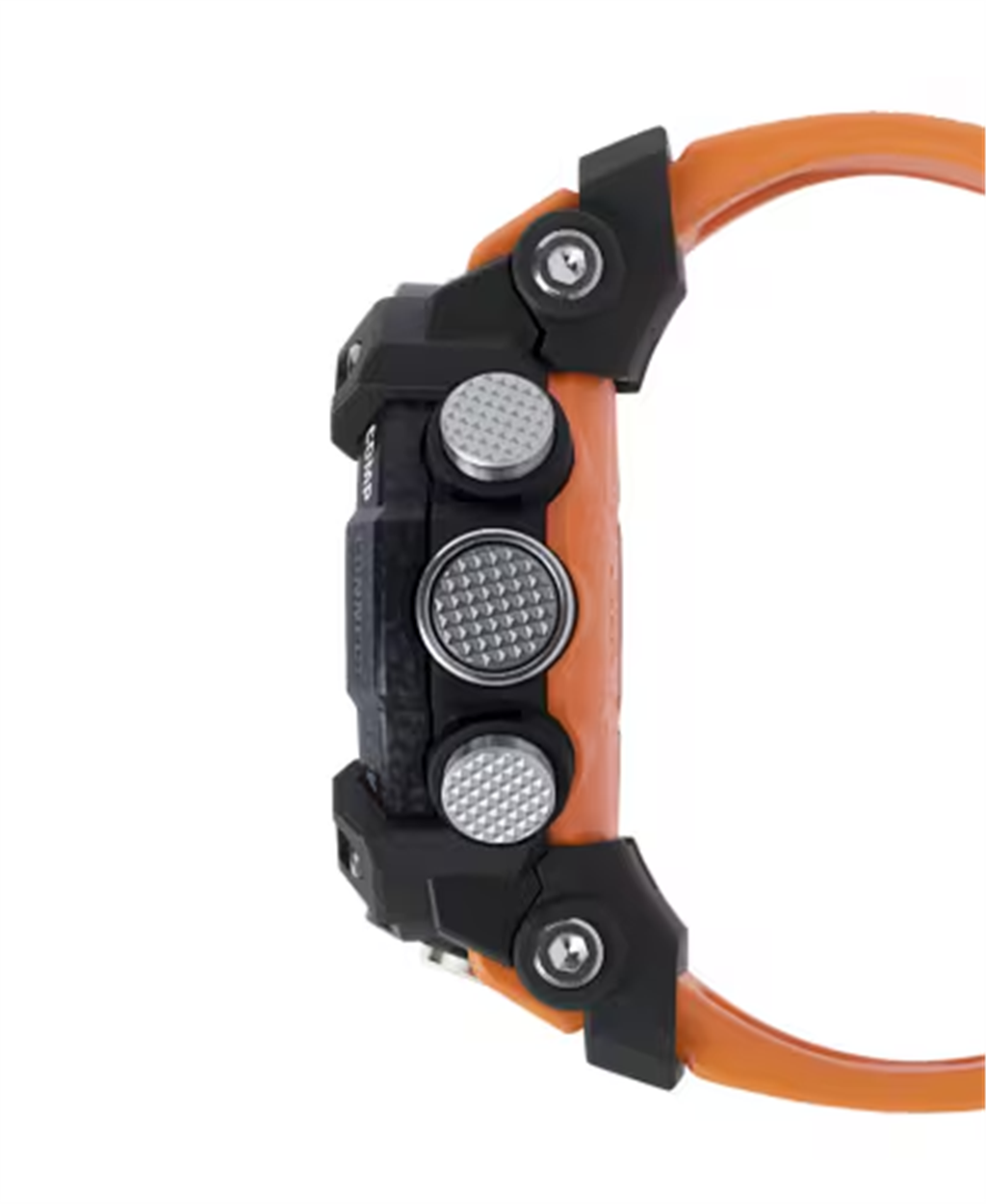G-Shock Carbon Fiber-Orange Resin Black Index/Arabic Dial Mudmaster - GGB100-1A9