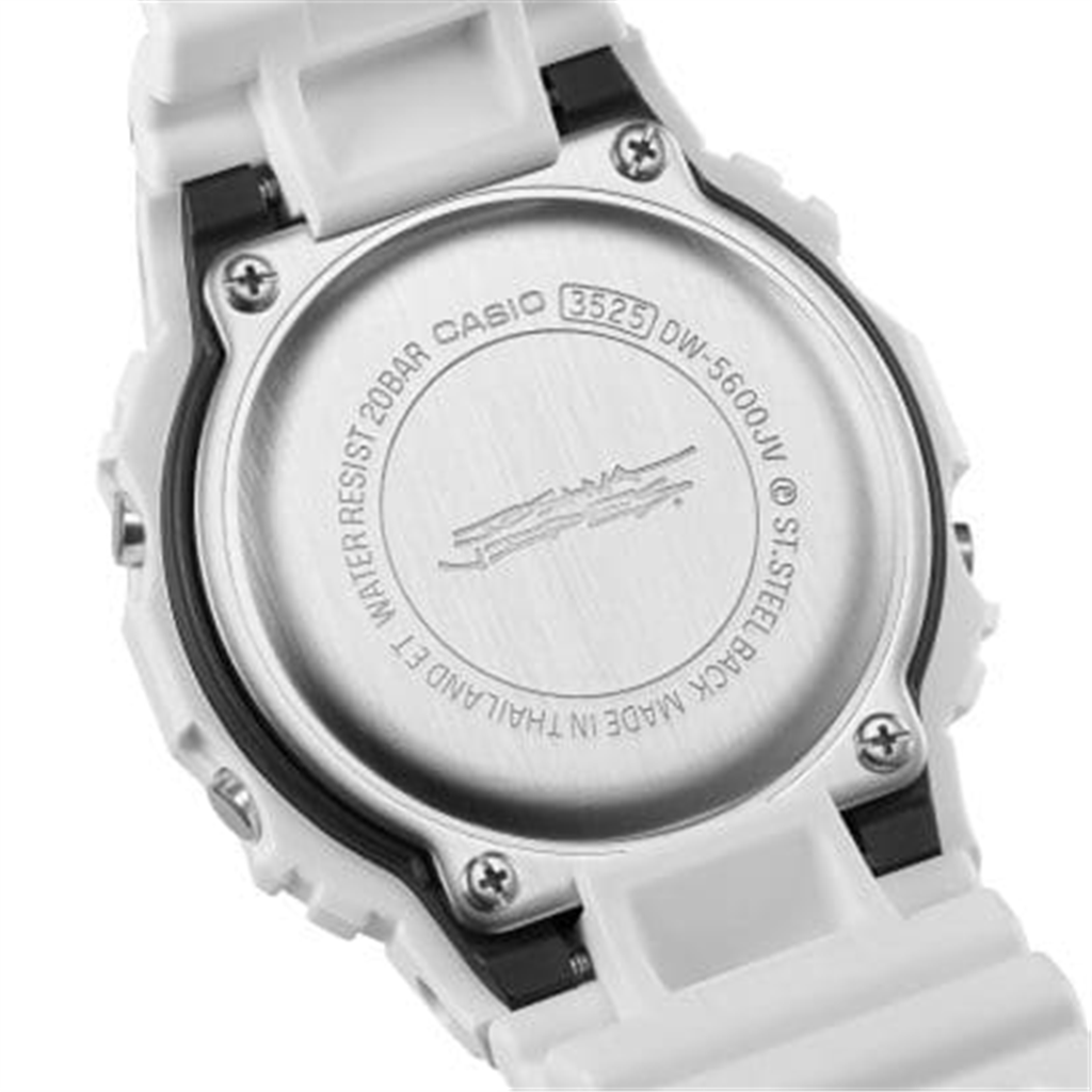 G-Shock DW5600JV-7 Digital White Graphic Watch