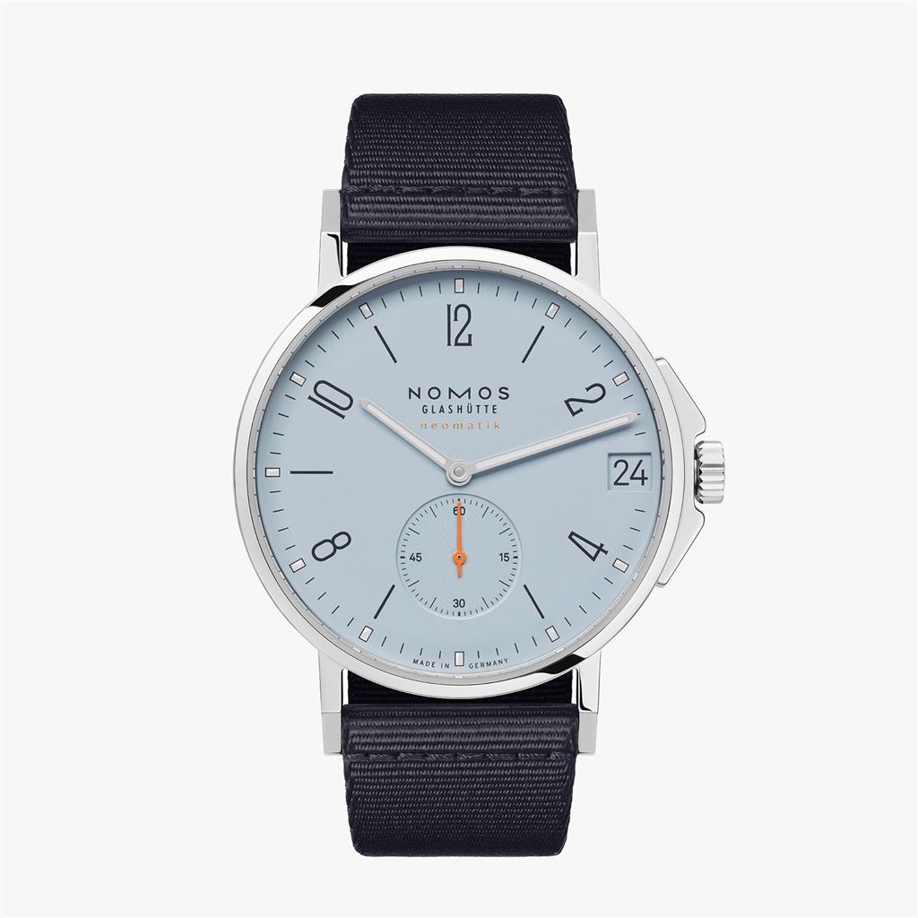 NOMOS Glashütte Ahoi neomatik 38 Date Sky 516 Automatic Blue Dial Watch