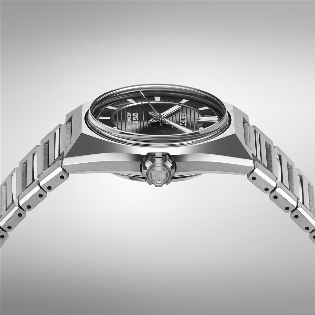King Seiko VANAC HKF003 Titanium Black Dial Automatic Watch