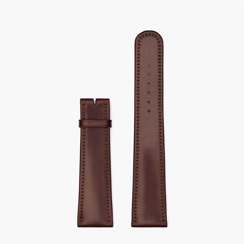 Horween Genuine Shell Cordovan remborde, cushioned brown, 20 mm - M