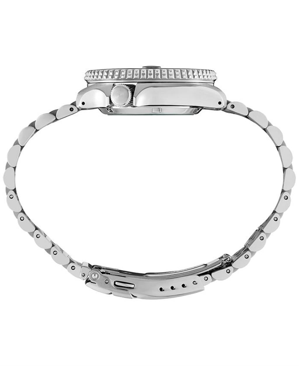 Seiko 5 Sports SKX Series GMT Stainless Steel Black & Blue Bezel Watch – Model SSK033