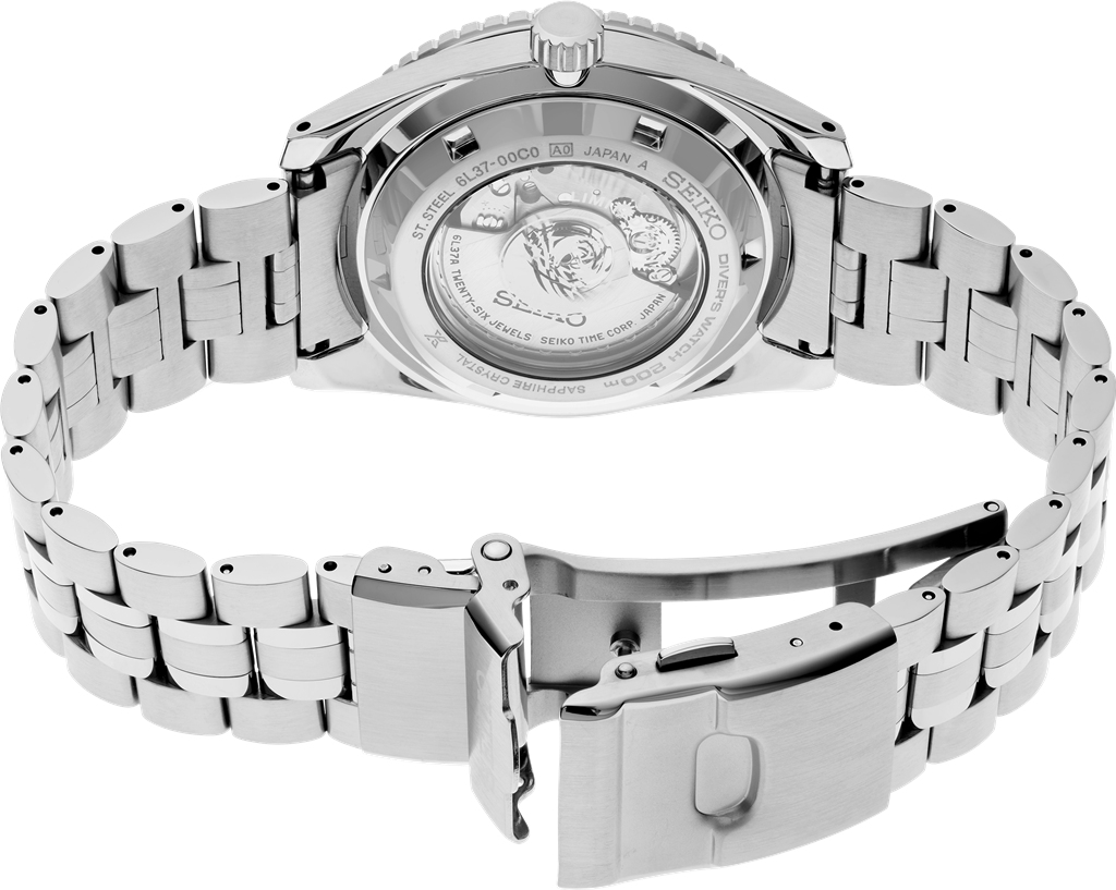 Seiko Prospex Marinemaster 1965 Diver's Watch Re-Interpretation Watch - back side view