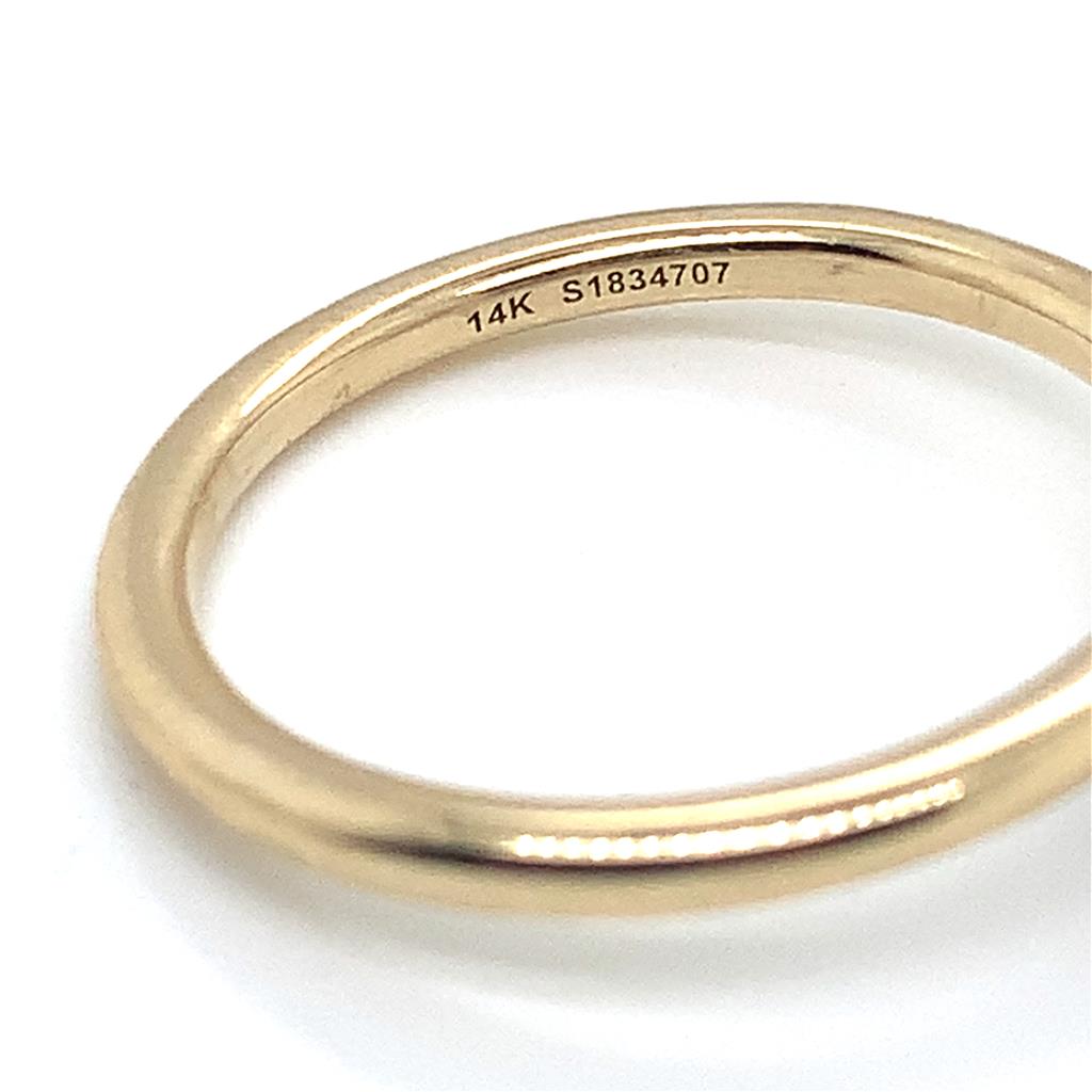 14K Two-Tone Hidden Halo Oval Engagement Semi-Mount