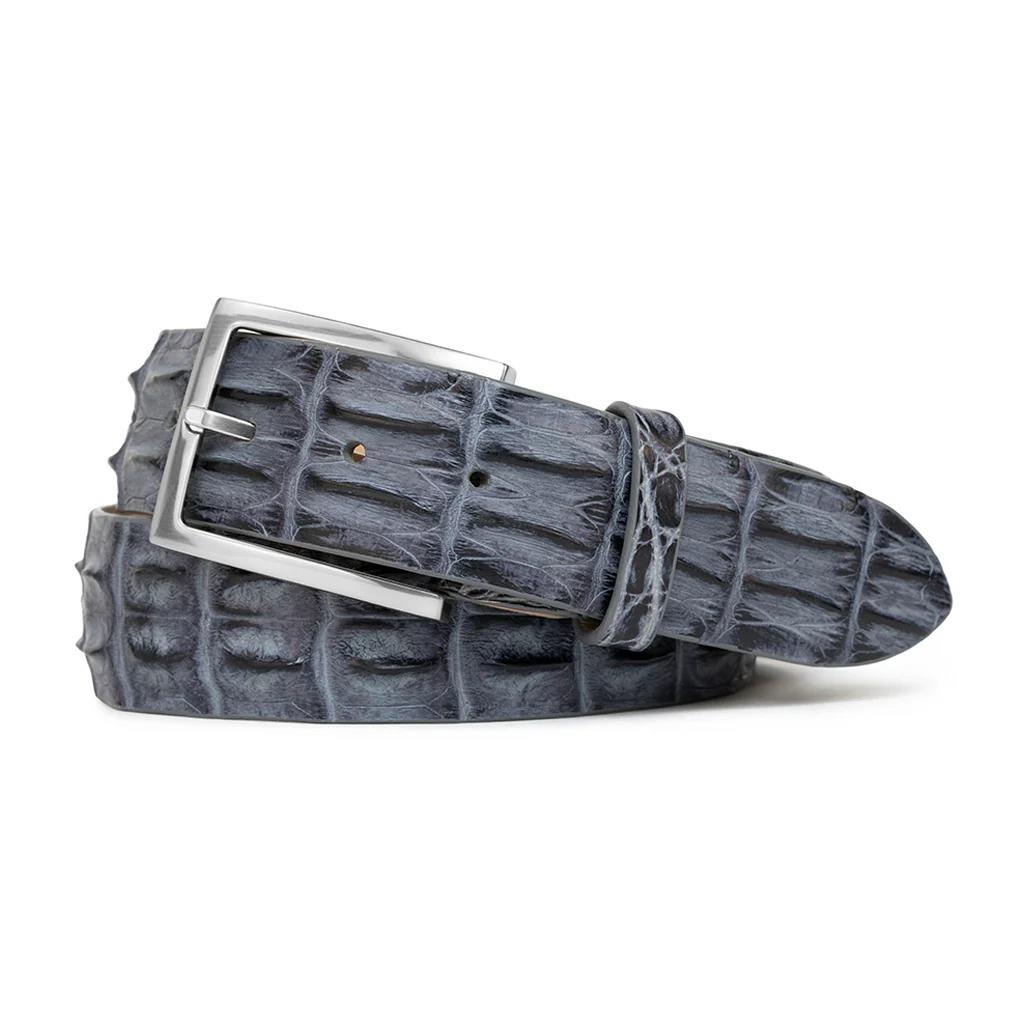 40mm Grey Australian Hornback Saltwater Crocodile Belt