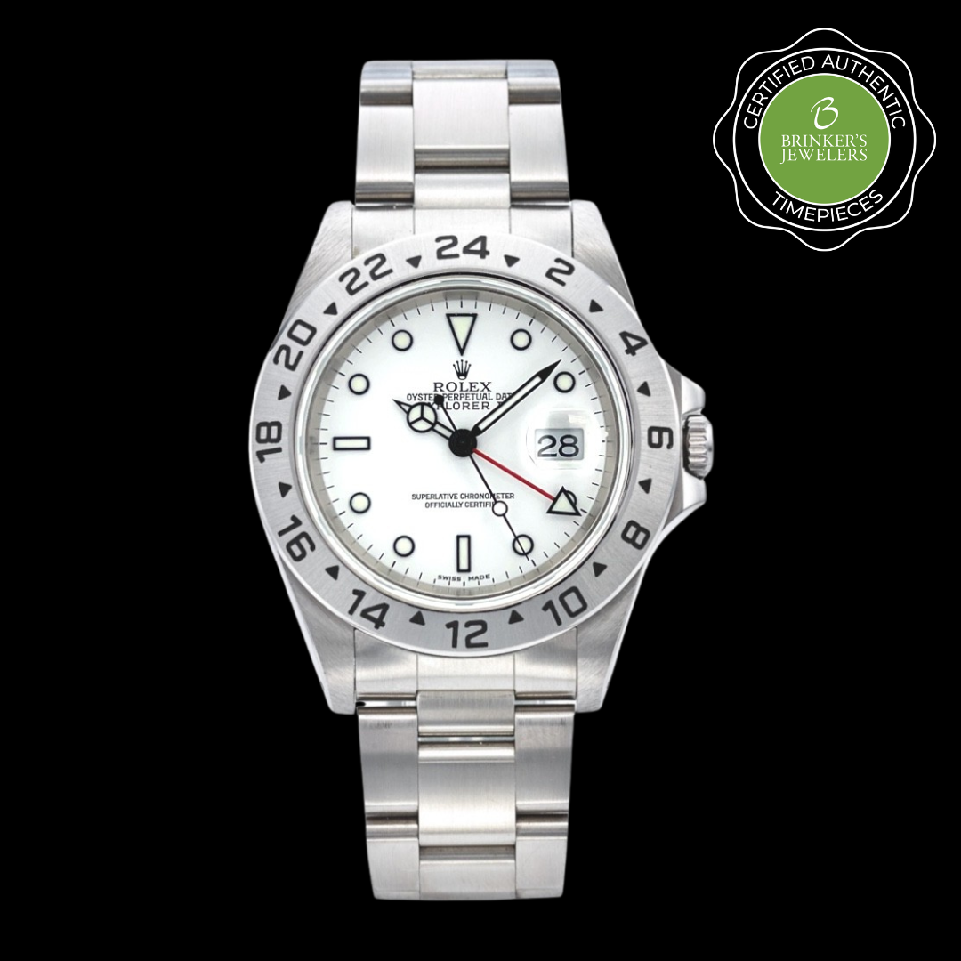Certified Authentic Rolex Explorer II