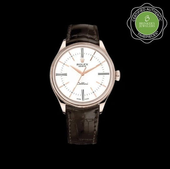 Certified Authentic Rolex Cellini Time 
