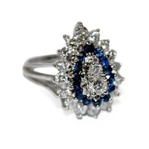 Blue Sapphire Estate Jewelry Ring