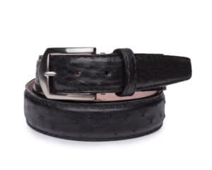 L.E.N. Genuine Ostrich Belt