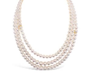 birthstones of june pearl necklace