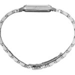 Sleek modern smartwatch with metallic finish and elegant interlinked band, ideal for tech-savvy users.