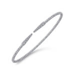 Elegant silver bracelet with bead design and gemstone accents for timeless style and sophistication.