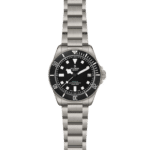 Tudor Pelagos diving watch features stainless steel, luminous dial, and superior water resistance.