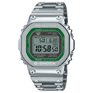 Stylish Casio G-Shock watch featuring solar power, multi-band timekeeping, and rugged design.